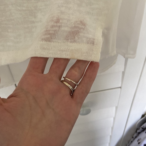 Sheer MINKPINK white tank - Picture 3 of 5